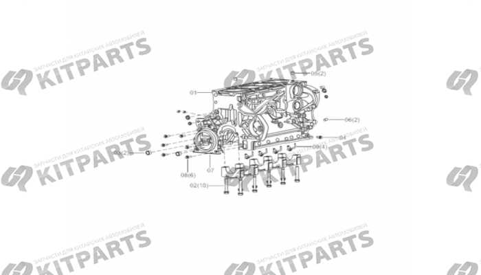 Блок цилиндров FAW Besturn X40