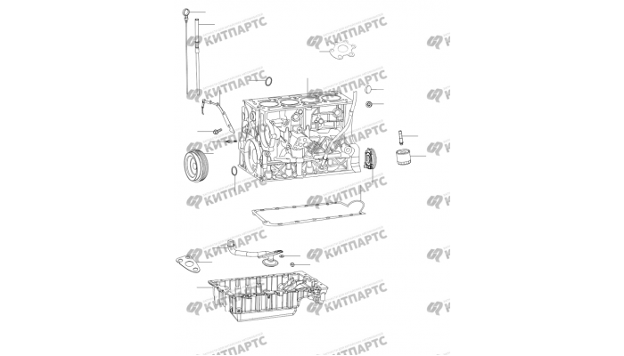 Блок цилиндров Chery