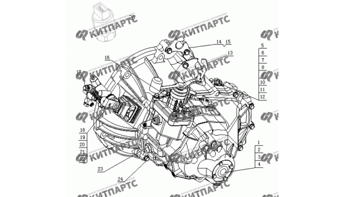 Коробка передач в сборе Geely